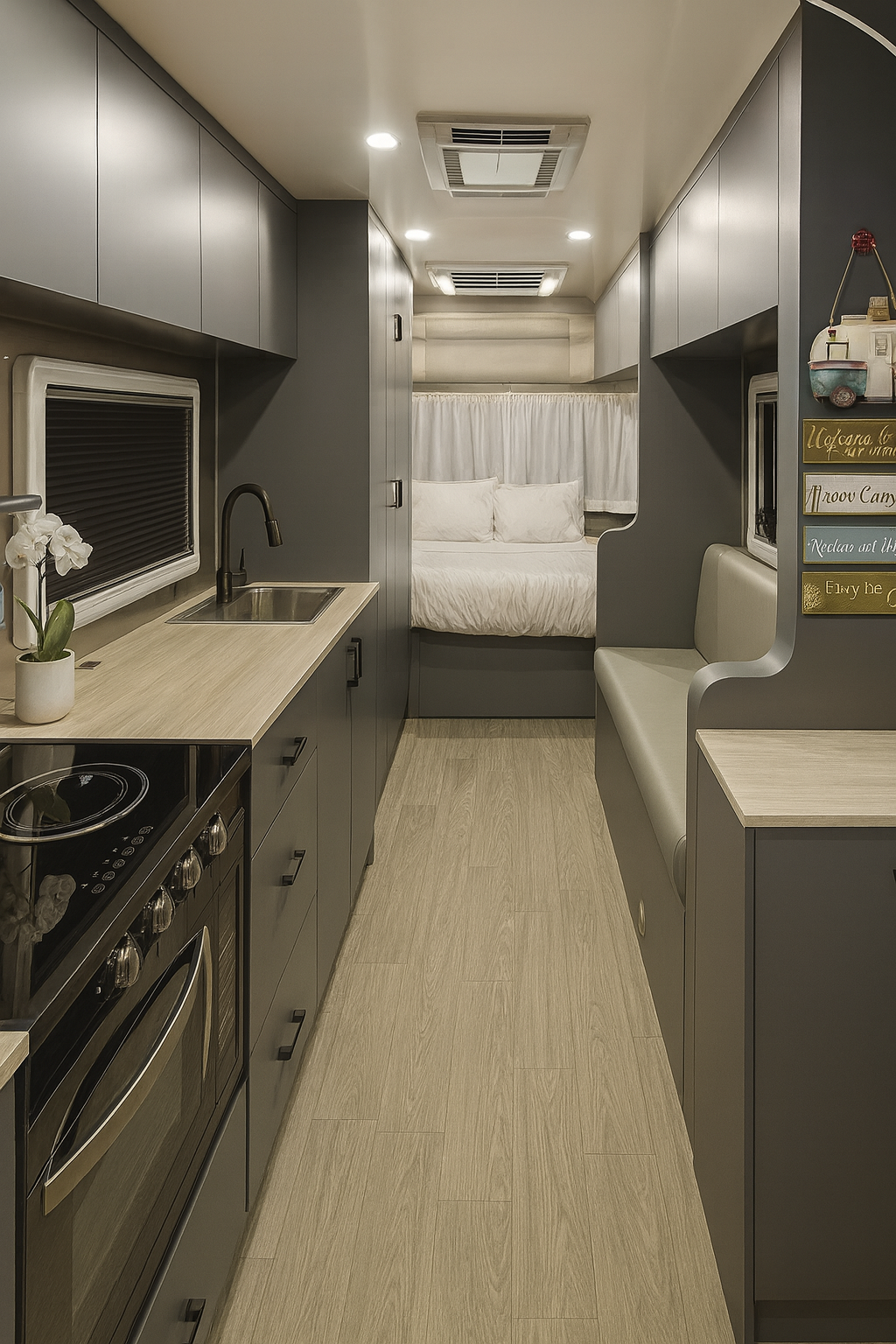 Caravan interior